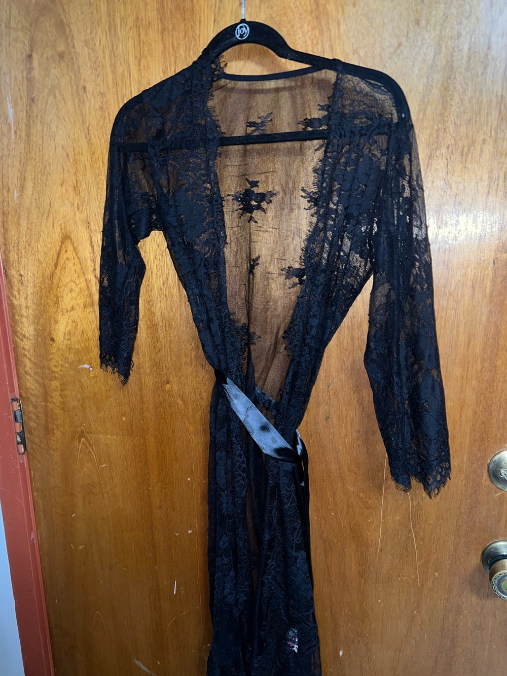 Shirley of Hollywood lace robe goth dark romantic